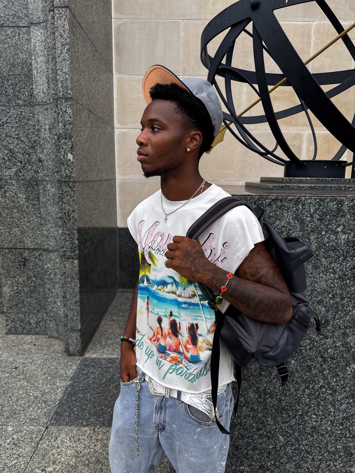 ISLAND CUTOFF TEE